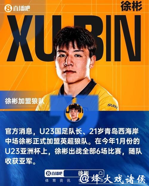 U23亚洲杯结束便开启留洋路 徐彬即将签约英超狼队 U23亚洲杯结束便开启留洋路 徐彬即将签约英超狼队